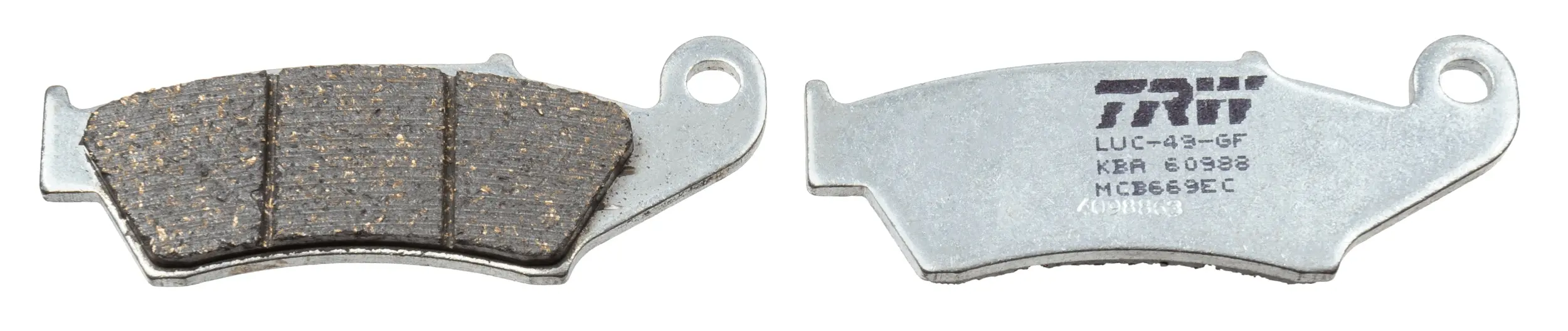 TRW ZF brzdové destičky KH185 KH389 organické HONDA XL 125 03-08, XR 400 96-03, XLV TRANSALP 97-13, XRV AFRICA TWIN 750 93-03, KAWASAKI KLX 650 93-01,