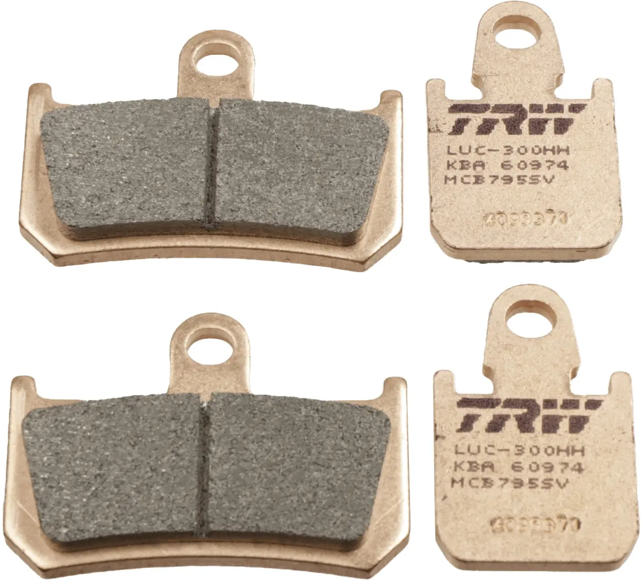 TRW ZF brzdové destičky KH442/4 sintrované STREET YAMAHA R1 06-14, MT-01 05-12, XV 1700 09-16, přední ( )
