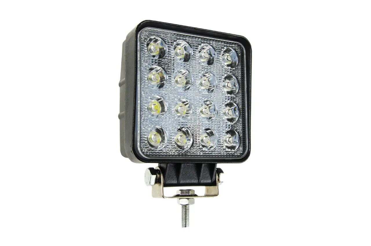 LED pracovní světlo 16x LED AWL05 EMC 108x108 48W FLAT 9-60V