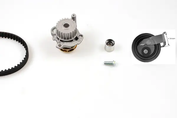 Vodní pumpa + sada ozubeného řemene HEPU PK05472