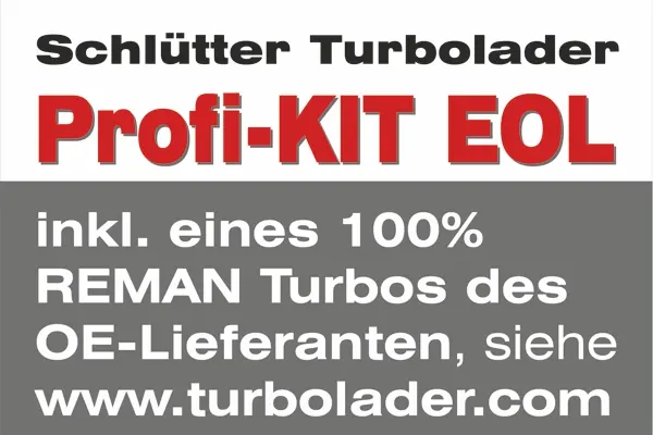 Dmychadlo, plnění SCHLÜTTER TURBOLADER 166-01350EOL