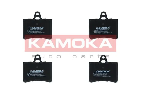 Sada brzdových destiček, kotoučová brzda KAMOKA JQ1012826
