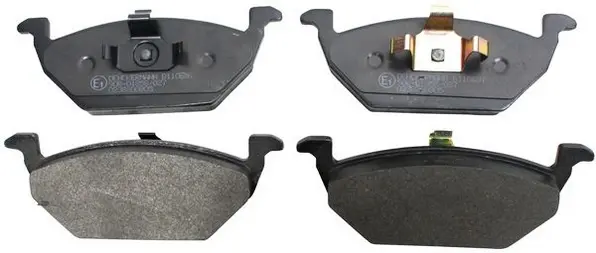 DENCKERMANN Sada brzdových destiček, kotoučová brzda B110697