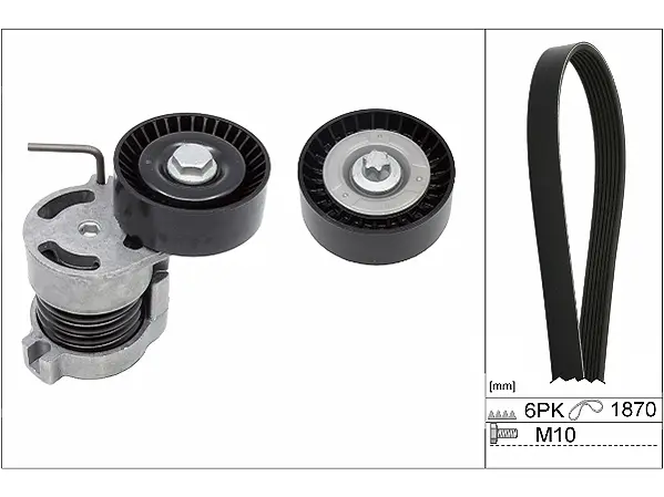 Sada žebrovaných klínových řemenů Schaeffler INA 529 0044 10