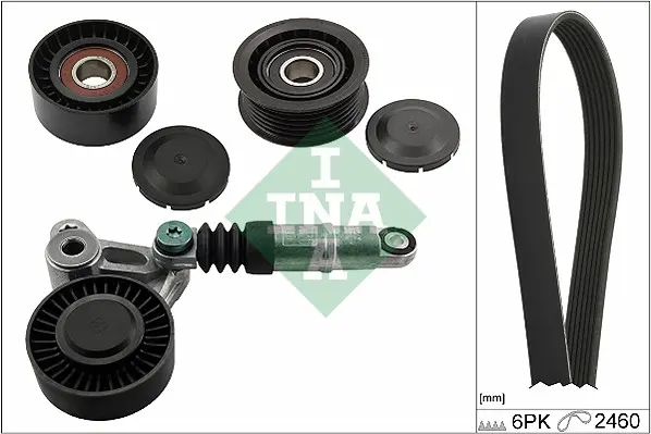 Sada žebrovaných klínových řemenů Schaeffler INA 529 0075 10