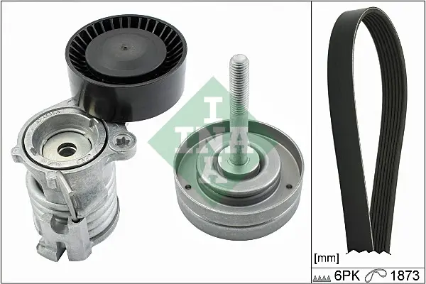 Sada žebrovaných klínových řemenů Schaeffler INA 529 0090 10