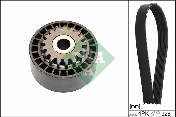 Sada žebrovaných klínových řemenů Schaeffler INA 529 0100 10