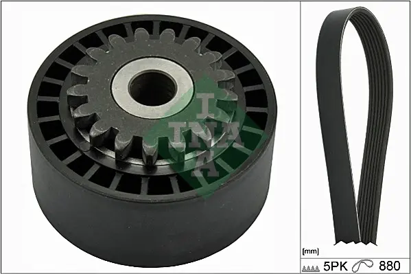 Sada žebrovaných klínových řemenů Schaeffler INA 529 0172 10