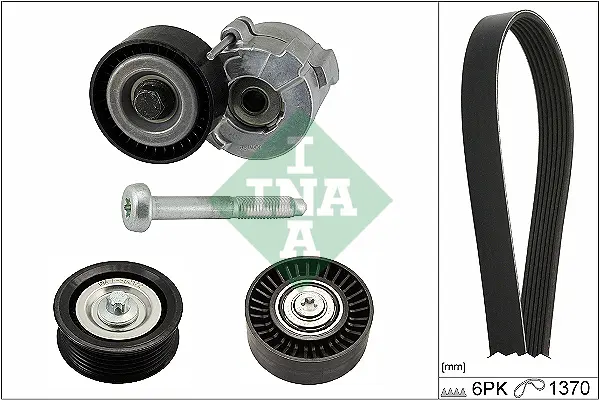 Sada žebrovaných klínových řemenů Schaeffler INA 529 0190 10