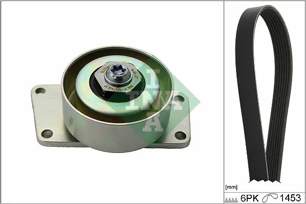 Sada žebrovaných klínových řemenů Schaeffler INA 529 0216 10