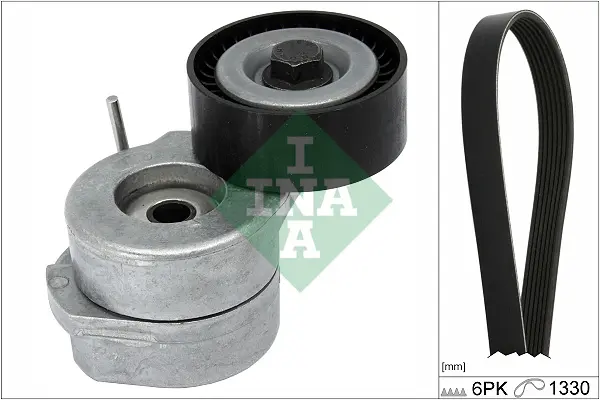 Sada žebrovaných klínových řemenů Schaeffler INA 529 0347 10