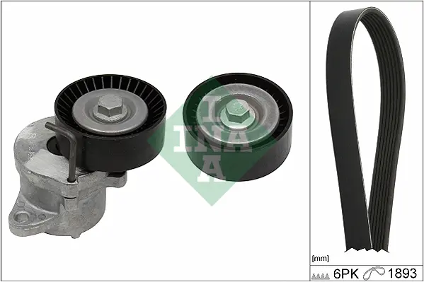 Sada žebrovaných klínových řemenů Schaeffler INA 529 0349 10