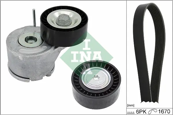 Sada žebrovaných klínových řemenů Schaeffler INA 529 0380 10