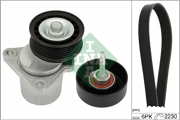 Sada žebrovaných klínových řemenů Schaeffler INA 529 0394 10