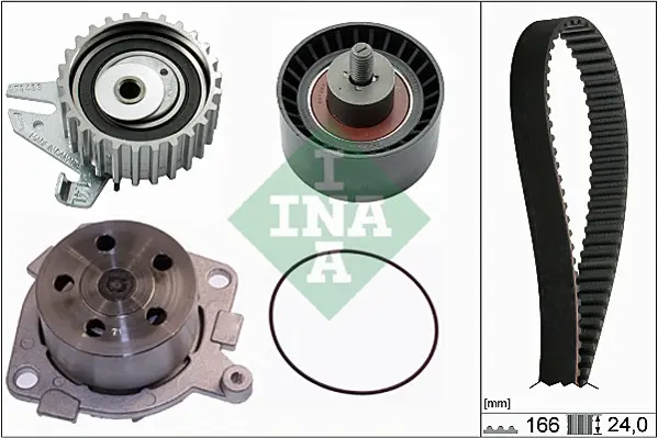 Vodní pumpa + sada ozubeného řemene Schaeffler INA 530 0226 30