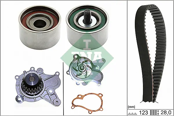 Vodní pumpa + sada ozubeného řemene Schaeffler INA 530 0502 30