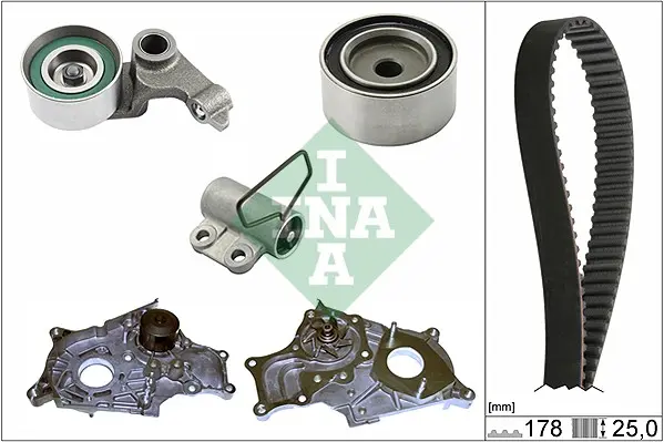 INA Vodní pumpa + sada ozubeného řemene 530054331