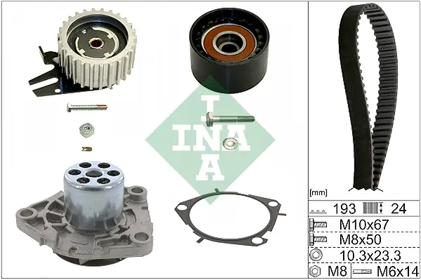 Vodní pumpa + sada ozubeného řemene Schaeffler INA 530 0561 30