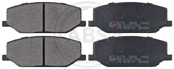 A.B.S. Sada brzdových destiček, kotoučová brzda 36179