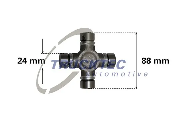TRUCKTEC AUTOMOTIVE Kloub, podélný hřídel 0234042