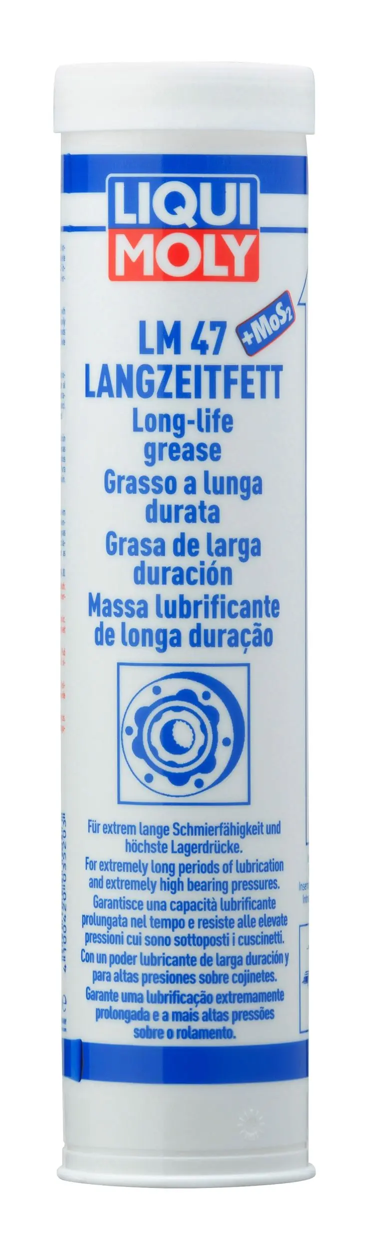 LIQUI MOLY LM 47 + MOS2, dlhodobý mazací tuk - 400g 3520