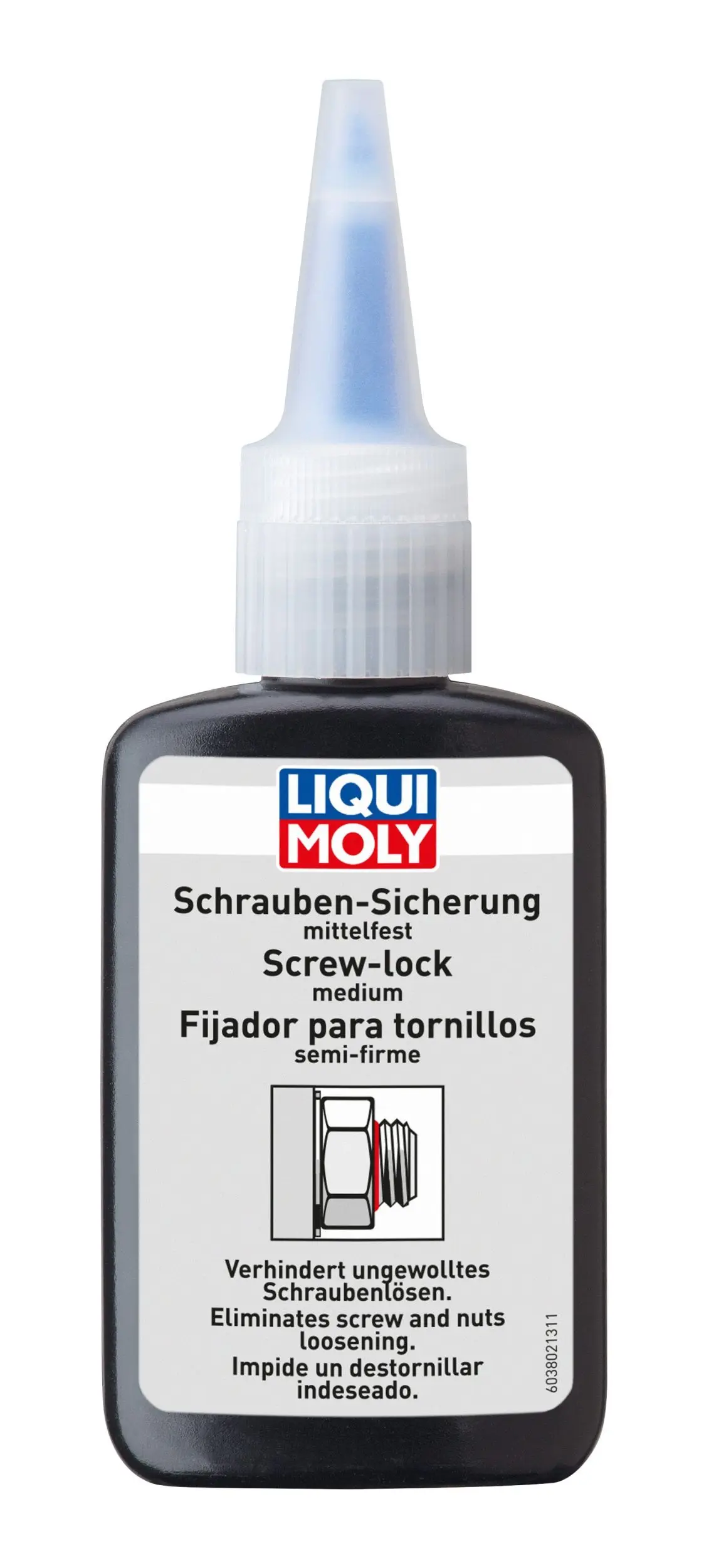 LIQUI MOLY Zajišťování pomoci šroubu 3802