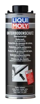 Ochrana podvozku LIQUI MOLY 6114 , dóza, čierna, prelakovateľná - 1l 6114