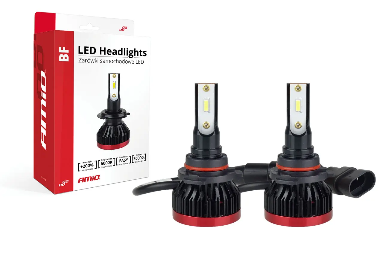 Žárovky LED světlometů HB4 9006 řady BF AMiO