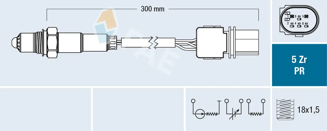 Lambda sonda FAE 75059