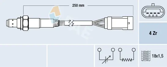 Lambda sonda FAE 77151