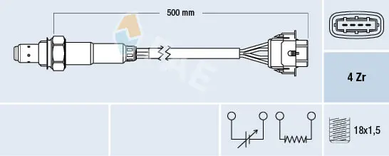 Lambda sonda FAE 77303
