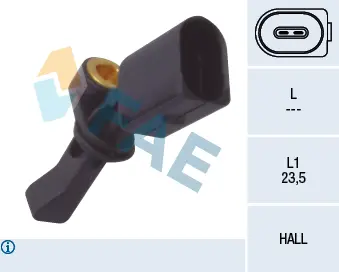Snímač, počet otáček kol FAE 78066