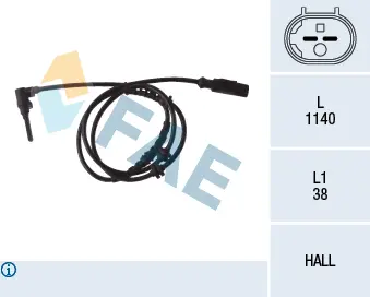 Snímač, počet otáček kol FAE 78084