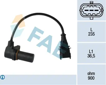 Generátor impulsů, klikový hřídel FAE 79068