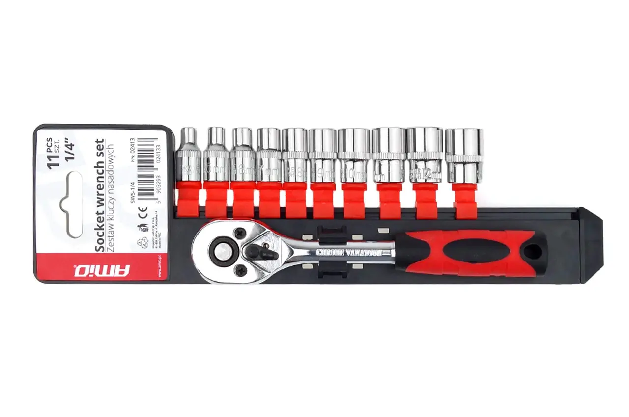 Sada nástrčných klíčů 1" 4-13mm, nahá sada 11ks