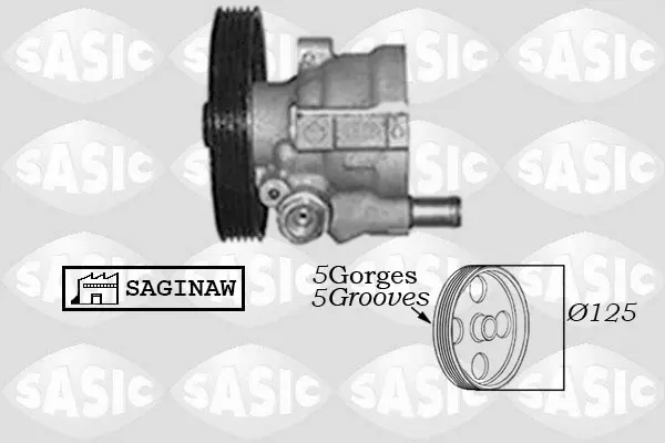 Hydraulické čerpadlo, řízení SASIC 7074002