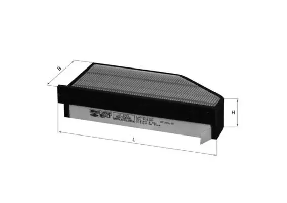 MAHLE ORIGINAL Vzduchový filtr LX1710