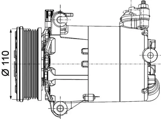 MAHLE ORIGINAL Kompresor, klimatizace ACP 1357 000P
