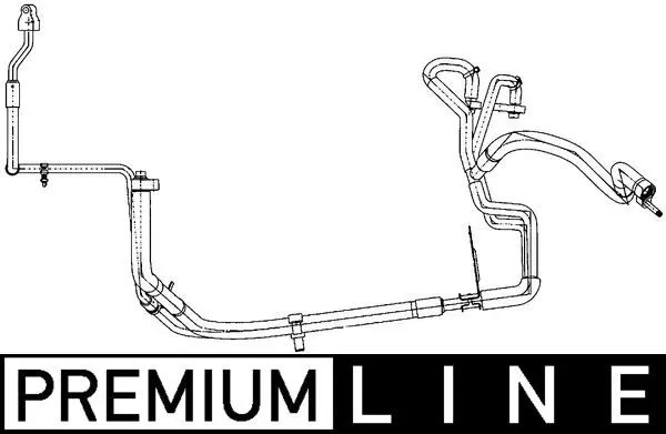 MAHLE ORIGINAL Vysokotlaké / nízkotlaké vedení, klimatizace AP 113 000P