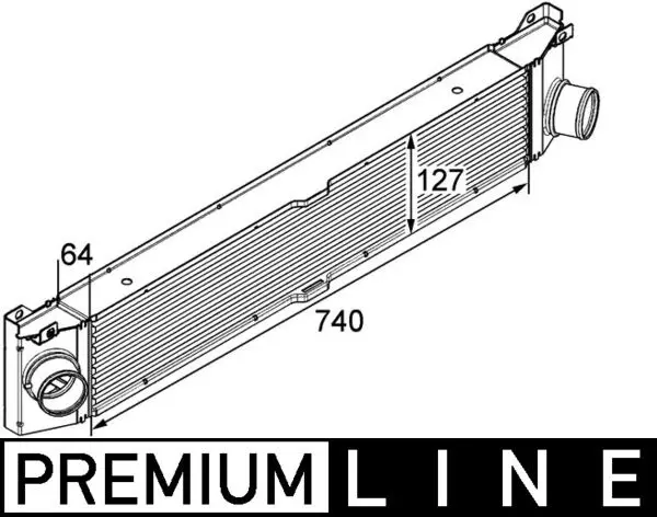 MAHLE ORIGINAL Chladič turba CI 158 000P