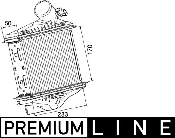 Chladič turba MAHLE CI 174 000P