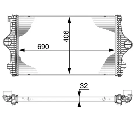 MAHLE ORIGINAL Chladič turba CI 219 000P