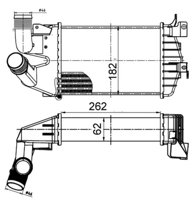 MAHLE ORIGINAL Chladič turba CI 510 000S