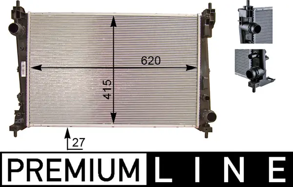 MAHLE ORIGINAL Chladič, chlazení motoru CR 1112 000P