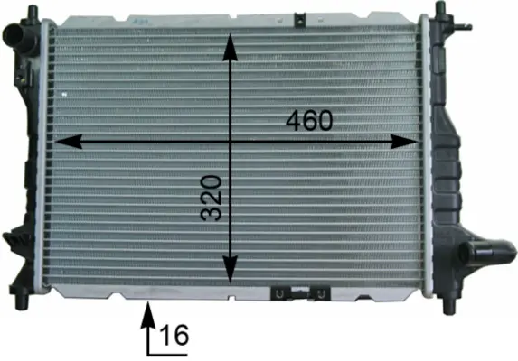 Chladič, chlazení motoru MAHLE CR 944 000S