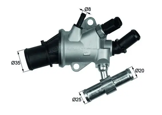 MAHLE ORIGINAL Termostat, chladivo TI15788