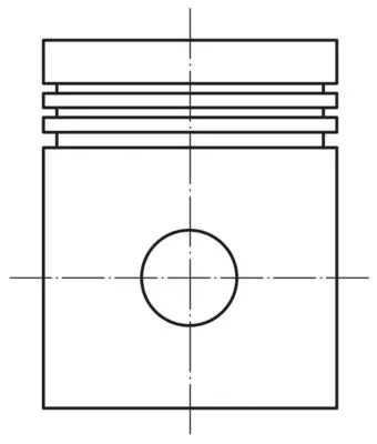 MAHLE ORIGINAL Píst 0121200D