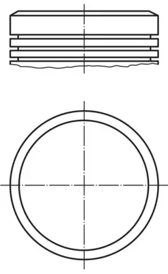 Píst MAHLE 040 02 00