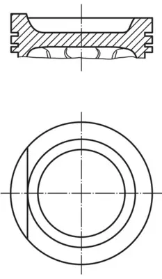 Píst MAHLE 034 78 00
