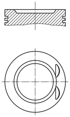Píst MAHLE 011 73 00